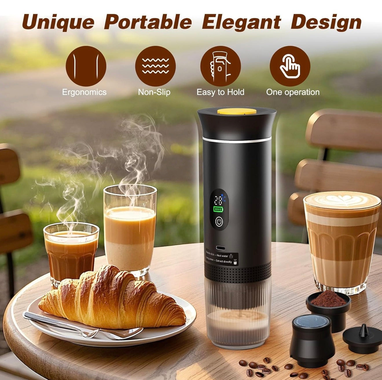 3-in-1 Smart Portable Coffee Maker®